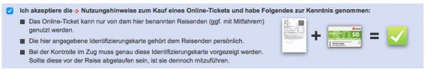 Bahn Ticket Identifizierung Ändern