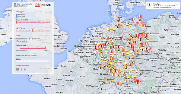 strecken.info: Live-Karte mit Bahn-Bauarbeiten und Störungen | ZRB