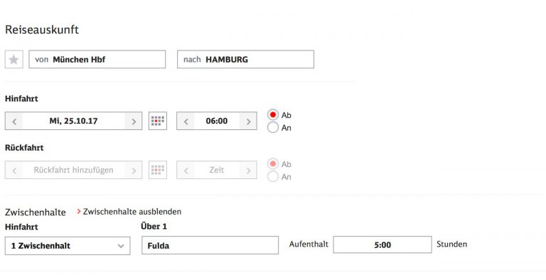 weg.de BahnTicket Für 25 € im ICE durch Deutschland