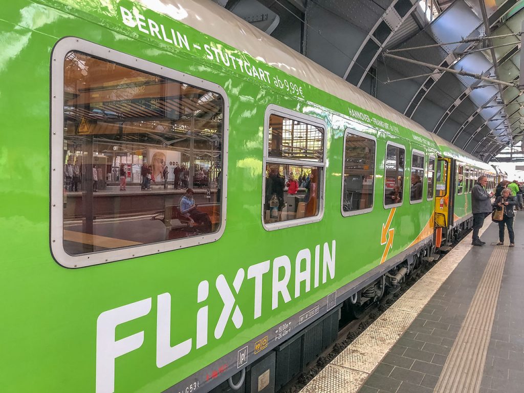 Flixtrain von Stuttgart nach Berlin Fahrplan, Tickets