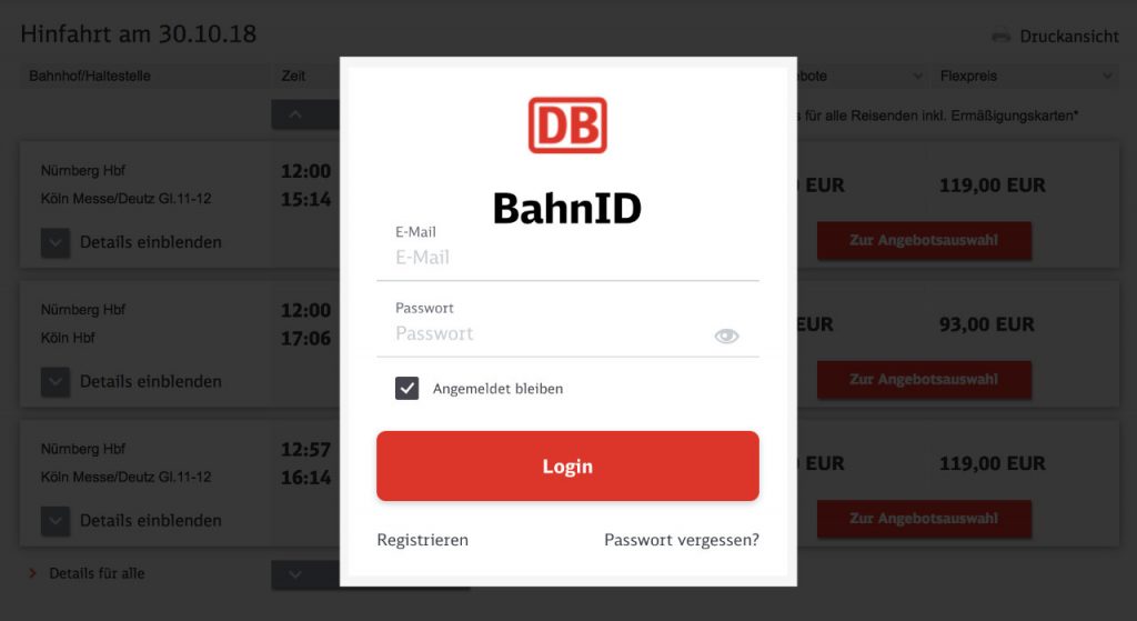 BahnID: Ein Account für alle Dienste der Deutschen Bahn | Zugreiseblog